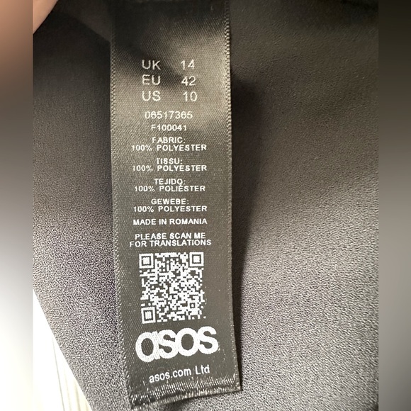 ASOS BLACK BLOUSE - Size US 10 - Oversized - Picture 4 of 4